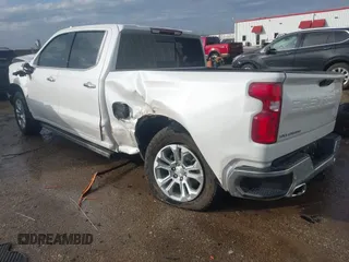 2024 Chevrolet Silverado 1500 LTZ with VIN 1GCUDGE87RZ307770, listed as a IAAI auction lot 41446543 with Not Provided miles and . Bid and sale history available at DreamBid. Image 3.