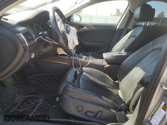 2014 Audi A6 with VIN WAUHGCFC6EN137629, listed as a Copart auction lot 65671144 with Not provided miles and Salvage title. Bid and sale history available at DreamBid. Image 7.