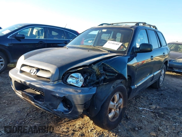 2006 Hyundai Santa Fe GLS with VIN KM8SC13D36U100031, listed as a IAAI auction lot 41240289 with 189,195 mi miles. Bid and sale history available at carsss.com. Image 17.