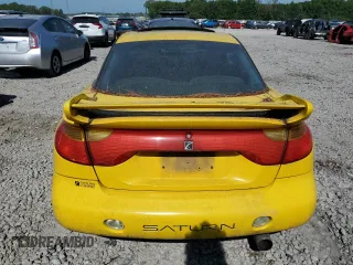 2001 Saturn SC with VIN 1G8ZR12781Z311096, listed as a Copart auction lot 60574014 with Not Provided miles and Clean Title. Bid and sale history available at carsss.com. Image 6.