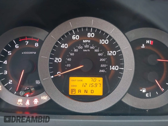 2007 Toyota RAV4 with VIN JTMZK33V576006099, listed as a IAAI auction lot 41286794 with 121,597 mi miles. Bid and sale history available at carsss.com. Image 7.