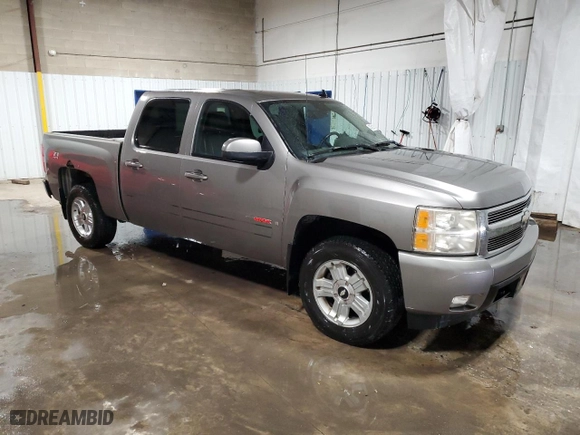 2007 Chevrolet Silverado 1500 LTZ with VIN 3GCEK13Y87G511596, listed as a Copart auction lot 42591845 with 185,189 mi miles and Salvage Title. Bid and sale history available at carsss.com. Image 4.