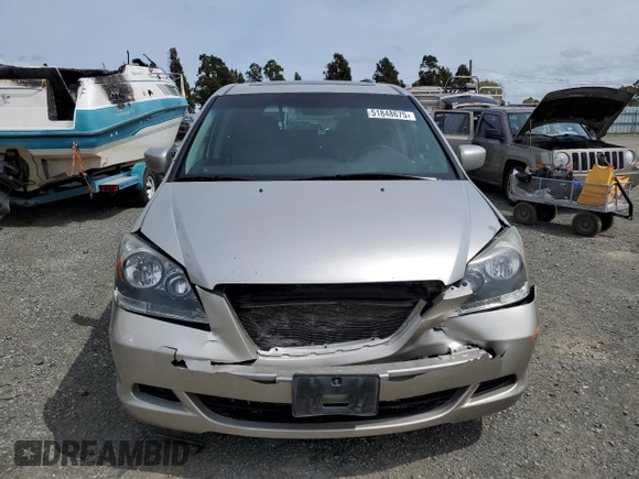 2007 Honda Odyssey EX-L with VIN 5FNRL38797B417341, listed as a Copart auction lot 51848675 with 193,017 mi miles and Salvage Title. Bid and sale history available at carsss.com. Image 5.