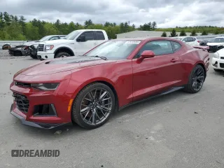 2023 Chevrolet Camaro ZL1 z VIN 1G1FJ1R61P0113320, wystawiony jako Copart lot #57610595 z przebiegiem 13 511 mil mil oraz Szkoda całkowita • Salvage title. Historia ofert i sprzedaży dostępna na DreamBid. Obrazek 1.
