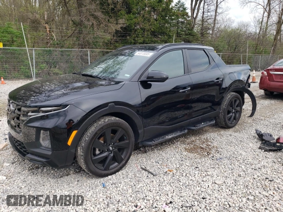 2024 Hyundai Santa Cruz Night Edition z VIN 5NTJCDAF4RH082371, wystawiony jako Copart lot #54815695 z przebiegiem 11 154 mil mil oraz Szkoda całkowita • Salvage title. Historia ofert i sprzedaży dostępna na DreamBid. Obrazek 1.