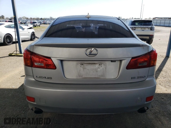 2006 Lexus IS 250 Manual with VIN JTHBK262465024108, listed as a Copart auction lot 48409385 with 90,511 mi miles and Salvage Title. Bid and sale history available at carsss.com. Image 6.
