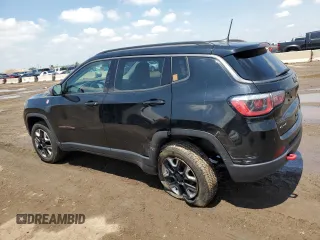 2017 Jeep Compass Trailhawk z VIN 3C4NJDDB4HT636215, wystawiony jako Copart lot #61841315 z przebiegiem 77 872 mil mil oraz Szkoda całkowita • Salvage title. Historia ofert i sprzedaży dostępna na DreamBid. Obrazek 2.