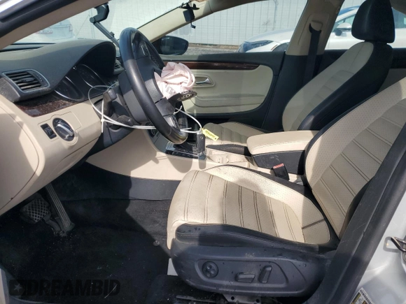 2012 Volkswagen CC Lux with VIN WVWHN7AN0CE513778, listed as a Copart auction lot 42452055 with 0 mi miles and Clean Title. Bid and sale history available at carsss.com. Image 7.