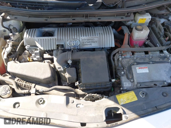 2012 Toyota Prius One with VIN JTDKN3DUXC1568215, listed as a IAAI auction lot 42058528 with 121,488 mi miles and . Bid and sale history available at DreamBid. Image 10.