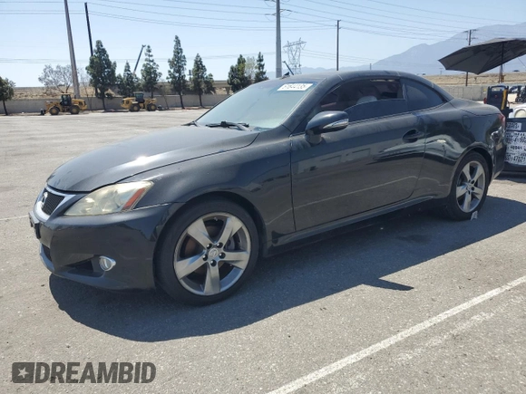 2010 Lexus IS 250 C z VIN JTHFF2C26A2514117, wystawiony jako Copart lot #61644135 z przebiegiem 125 940 mil mil oraz Szkoda całkowita • Salvage title. Historia ofert i sprzedaży dostępna na DreamBid. Obrazek 1.