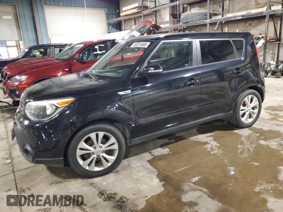 2014 Kia Soul + with VIN KNDJP3A59E7056495, listed as a Copart auction lot 55251665 with 151,578 mi miles and Clean Title. Bid and sale history available at DreamBid. Image 1.