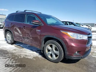 2016 Toyota Highlander Limited with VIN 5TDDCRFH0GS018564, listed as a Copart auction lot 52256205 with 230,211 mi miles and Clean title. Bid and sale history available at DreamBid. Image 4.