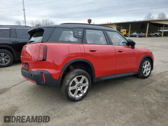 2025 MINI Countryman S z VIN WMZ23GA06S7P55977, wystawiony jako Copart lot #54164345 z przebiegiem 3 384 mil mil oraz Szkoda całkowita • Salvage title. Historia ofert i sprzedaży dostępna na DreamBid. Obrazek 3.