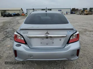 2021 Mitsubishi Mirage ES with VIN ML32FUFJ7MHF01737, listed as a Copart auction lot 82225724 with 71,327 mi miles and Salvage title. Bid and sale history available at DreamBid. Image 6.