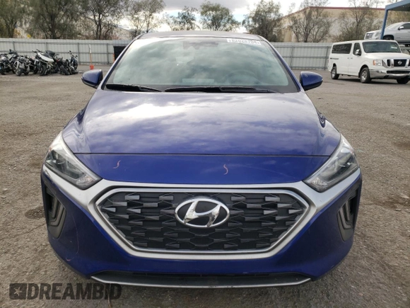 2022 Hyundai Ioniq SE with VIN KMHC75LC4NU275748, listed as a Copart auction lot 82028704 with 54,800 mi miles and Salvage title. Bid and sale history available at DreamBid. Image 5.