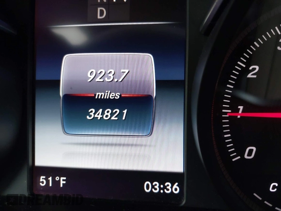 2019 Mercedes-Benz GLC with VIN WDC0G4KB5KF617793, listed as a IAAI auction lot 41916787 with 34,821 mi miles. Bid and sale history available at carsss.com. Image 16.