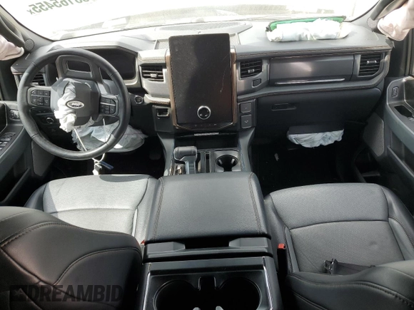 2022 Ford F-150 Lightning Pro with VIN 1FTVW1EL7NWG05344, listed as a Copart auction lot 53165455 with 29,756 mi miles and Salvage title. Bid and sale history available at DreamBid. Image 8.