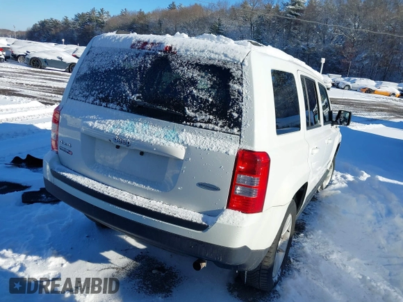 2017 Jeep Patriot High Altitude with VIN 1C4NJRFB5HD168818, listed as a IAAI auction lot 41374327 with 103,227 mi miles. Bid and sale history available at carsss.com. Image 4.