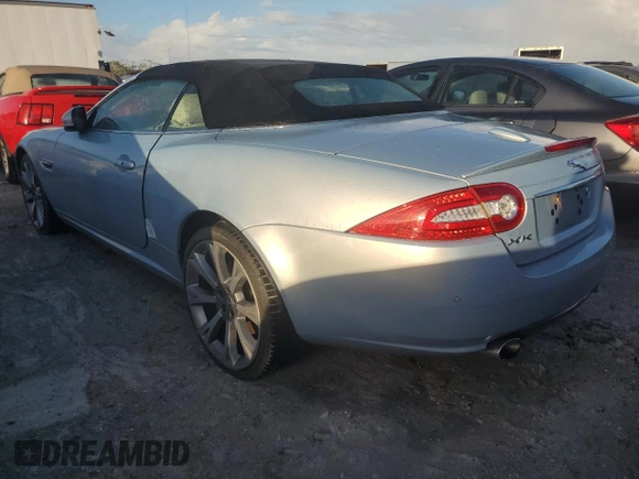 2014 Jaguar XK with VIN SAJWA4GB1ELB53454, listed as a Copart auction lot 76628204 with 0 mi miles and Non Repairable. Bid and sale history available at carsss.com. Image 2.