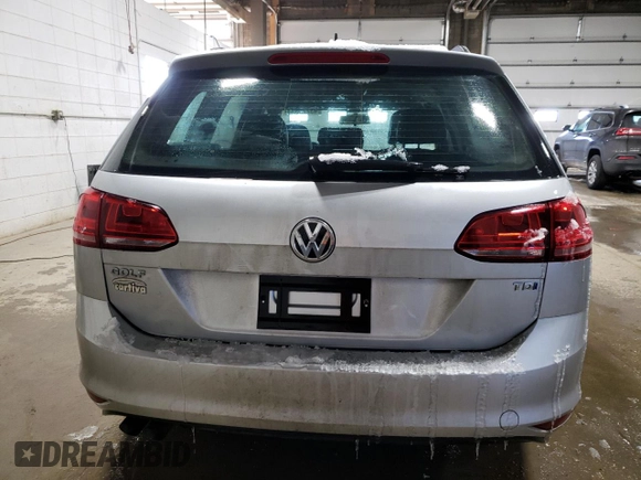 2015 Volkswagen Golf SportWagen TDI SE with VIN 3VWCA7AU6FM509341, listed as a Copart auction lot 43225544 with 181,215 mi miles. Bid and sale history available at carsss.com. Image 6.