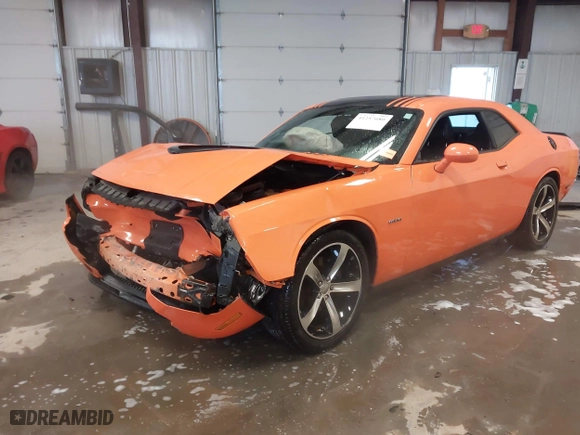 2014 Dodge Challenger R/T Plus with VIN 2C3CDYBT7EH234165, listed as a IAAI auction lot 41257680 with 1 mi miles. Bid and sale history available at carsss.com. Image 18.