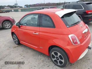 2013 FIAT 500e with VIN 3C3CFFGE1DT750990, listed as a IAAI auction lot 41626153 with 36,079 mi miles. Bid and sale history available at carsss.com. Image 3.