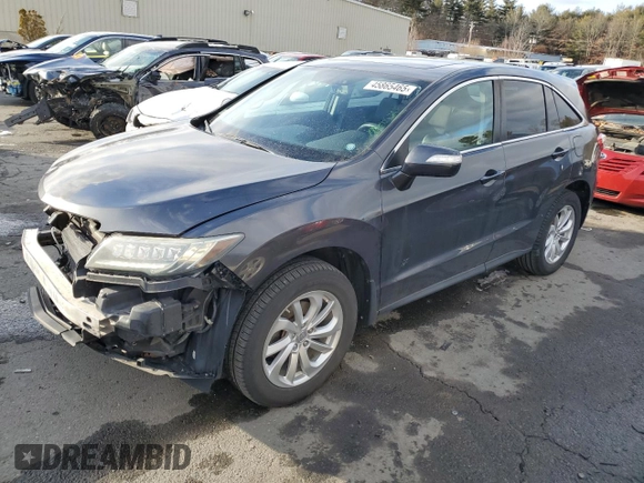 2016 Acura RDX with VIN 5J8TB4H39GL016317, listed as a Copart auction lot 45865465 with 147,490 mi miles and Salvage Title. Bid and sale history available at carsss.com. Image 1.