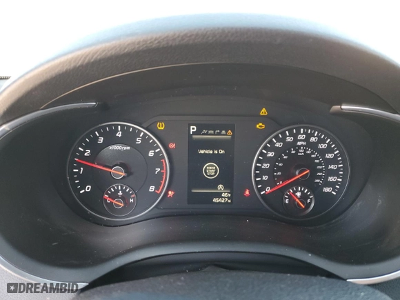 2022 Kia Stinger GT1 with VIN KNAE45LC3N6103394, listed as a Copart auction lot 42183355 with 45,427 mi miles and Salvage Title. Bid and sale history available at carsss.com. Image 9.