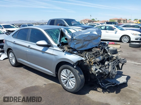 2019 Volkswagen Jetta S with VIN 3VWC57BU0KM208044, listed as a IAAI auction lot 42373582 with 87,008 mi miles and . Bid and sale history available at DreamBid. Image 1.
