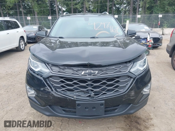 2019 Chevrolet Equinox Premier with VIN 2GNAXYEX5K6303782, listed as a IAAI auction lot 42474672 with 55,889 mi miles and . Bid and sale history available at DreamBid. Image 12.