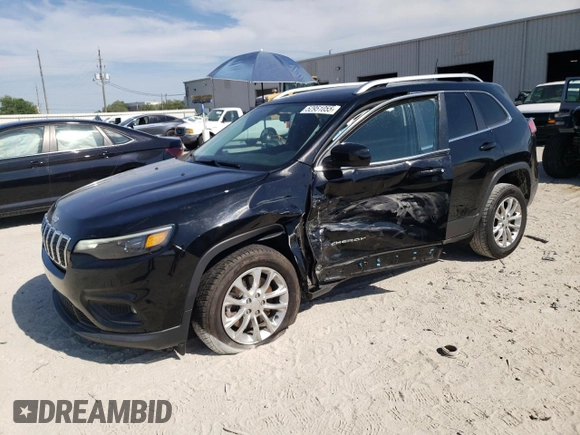 2019 Jeep Cherokee Latitude with VIN 1C4PJLCB5KD175253, listed as a Copart auction lot 52951055 with 75,552 mi miles and Non Repairable. Bid and sale history available at DreamBid. Image 1.