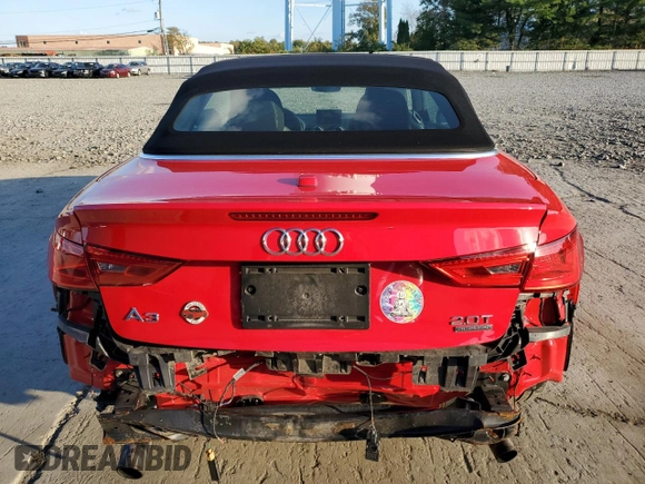 2016 Audi A3 2.0T Premium Plus with VIN WAUY8LFF3G1085443, listed as a Copart auction lot 71279533 with 36,929 mi miles. Bid and sale history available at carsss.com. Image 6.
