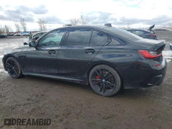 2021 BMW 3 Series 330i xDrive with VIN 3MW5R7J07M8C02992, listed as a Copart auction lot 50254725 with 71,901 mi miles and Salvage Title. Bid and sale history available at carsss.com. Image 2.