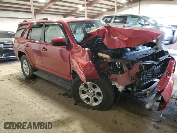 2022 Toyota 4Runner SR5 with VIN JTEMU5JR4N6019845, listed as a Copart auction lot 44859945 with 43,311 mi miles and Salvage title. Bid and sale history available at DreamBid. Image 4.