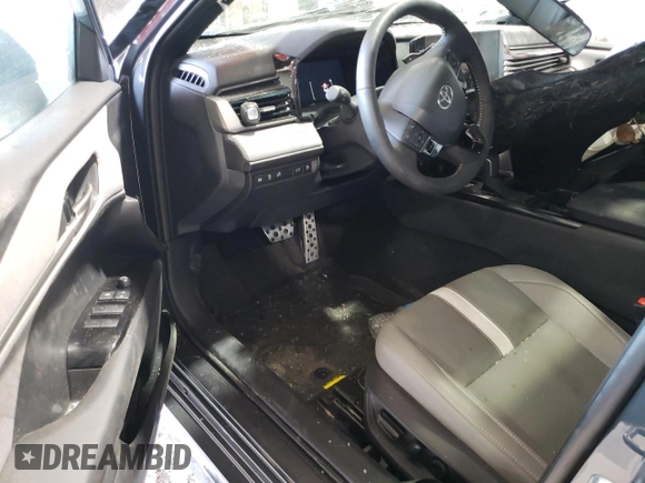 2025 Toyota Camry LE with VIN 4T1DAACK9SU556042, listed as a Copart auction lot 46990605 with 10,468 mi miles and Salvage Title. Bid and sale history available at DreamBid. Image 8.