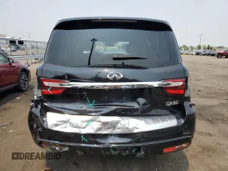 2019 Infiniti QX80 LUXE with VIN JN8AZ2NE8K9237560, listed as a Copart auction lot 64019294 with 73,450 mi miles and Salvage Title. Bid and sale history available at carsss.com. Image 6.