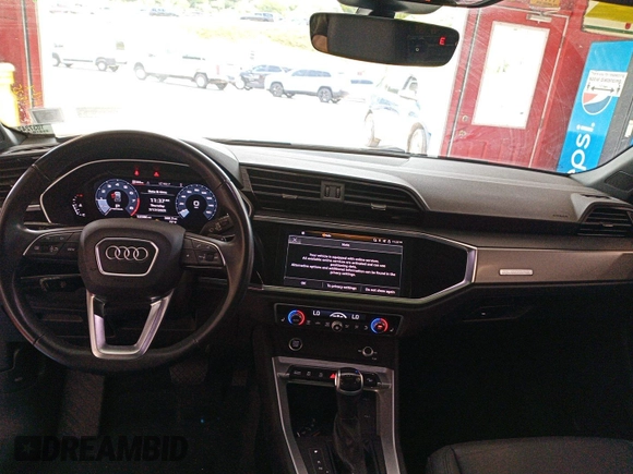 2023 Audi Q3 S line Premium with VIN WA1DECF34P1100929, listed as a IAAI auction lot 42789881 with 52,586 mi miles and . Bid and sale history available at DreamBid. Image 25.