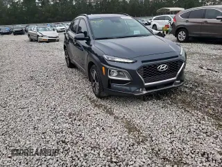 2021 Hyundai Kona Ultimate with VIN KM8K53A57MU606301, listed as a Copart auction lot 85510014 with 46,014 mi miles and Salvage Title. Bid and sale history available at carsss.com. Image 16.