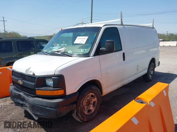 2012 Chevrolet Express Cargo Van with VIN 1GCWGFCA6C1147841, listed as a IAAI auction lot 42042056 with 248,374 mi miles. Bid and sale history available at carsss.com. Image 17.