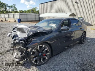 2024 BMW i5 eDrive40 with VIN WBY33FK04RCR49355, listed as a Copart auction lot 55828475 with Not Provided miles and Salvage Title. Bid and sale history available at DreamBid. Image 1.