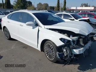 2018 Ford Fusion Titanium with VIN 3FA6P0RU0JR117158, listed as a IAAI auction lot 41435172 with 98,390 mi miles and . Bid and sale history available at DreamBid. Image 1.