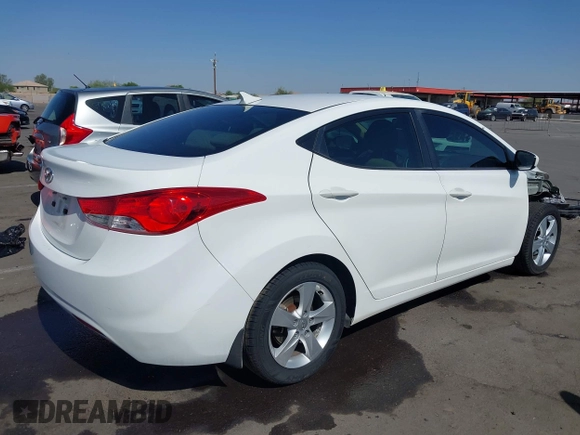 2013 Hyundai Elantra GLS with VIN 5NPDH4AE5DH162064, listed as a IAAI auction lot 42282490 with 148,418 mi miles and . Bid and sale history available at DreamBid. Image 4.