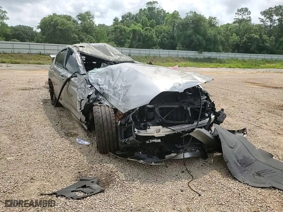 2019 BMW M5 with VIN WBSJF0C57KB447306, listed as a Copart auction lot 71837424 with 0 mi miles and Salvage Title. Bid and sale history available at carsss.com. Image 10.