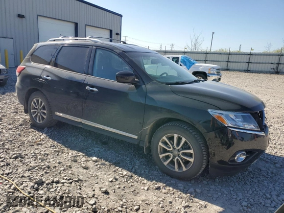 2015 Nissan Pathfinder SV with VIN 5N1AR2MMXFC715339, listed as a Copart auction lot 56524535 with 212,436 mi miles and Non repairable. Bid and sale history available at DreamBid. Image 4.