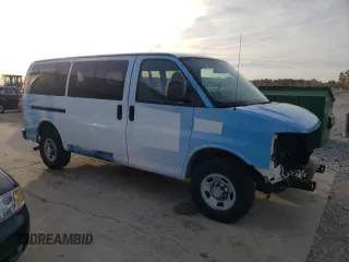 2013 Chevrolet Express Passenger 1LT z VIN 1GAZGYFG5D1190358, wystawiony jako Copart lot #75496574 z przebiegiem 114 340 mil mil oraz Szkoda całkowita • Salvage title. Historia ofert i sprzedaży dostępna na DreamBid. Obrazek 4.