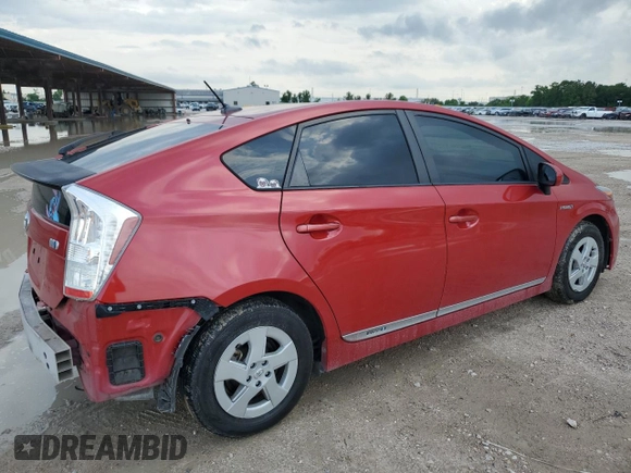 2011 Toyota Prius I with VIN JTDKN3DU8B5351267, listed as a Copart auction lot 54181185 with 126,289 mi miles and Salvage Title. Bid and sale history available at carsss.com. Image 3.