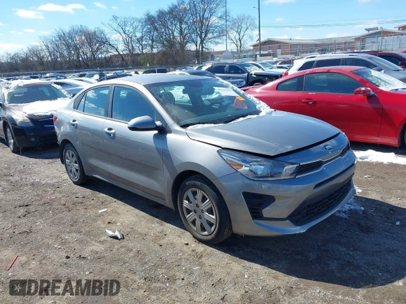 2021 Kia Rio LX with VIN 3KPA24AD5ME372745, listed as a IAAI auction lot 41633392 with 72,523 mi miles. Bid and sale history available at carsss.com. Image 13.