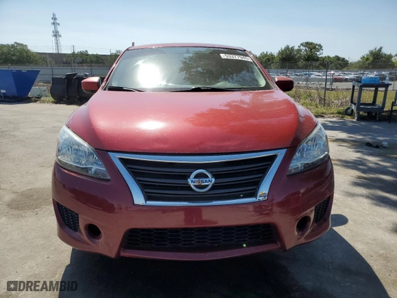 2013 Nissan Sentra SR with VIN 3N1AB7AP4DL796380, listed as a Copart auction lot 53377945 with 90,551 mi miles and Salvage Title. Bid and sale history available at carsss.com. Image 5.
