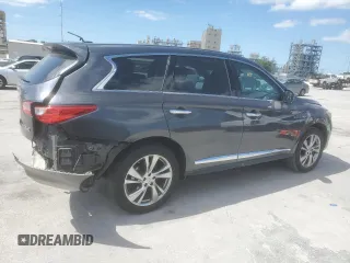 2014 Infiniti QX60 with VIN 5N1AL0MN2EC501751, listed as a Copart auction lot 53082725 with 134,076 mi miles and Salvage Title. Bid and sale history available at DreamBid. Image 3.
