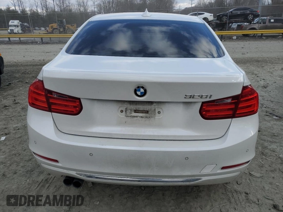 2015 BMW 3 Series 328i with VIN WBA3A5C50FF607260, listed as a Copart auction lot 46051975 with 135,106 mi miles and Salvage Title. Bid and sale history available at carsss.com. Image 6.